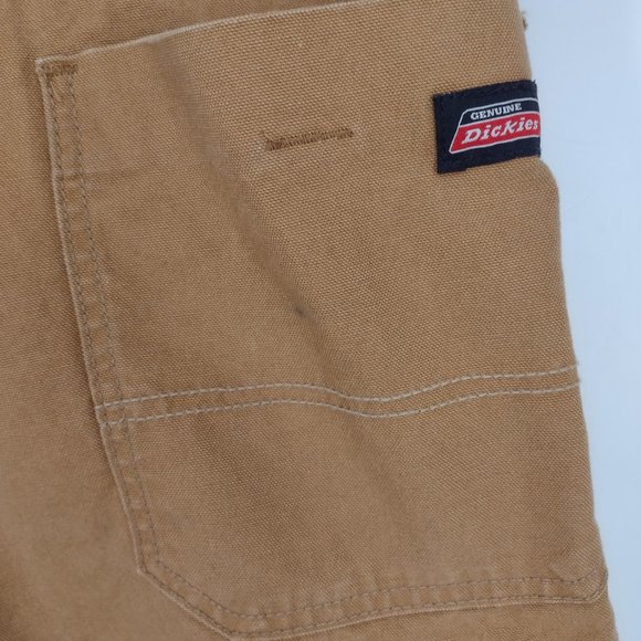 Dickies Relaxed Fit Multi-Pocket Utility Work Skate Brown Shorts - Picture 6 of 8